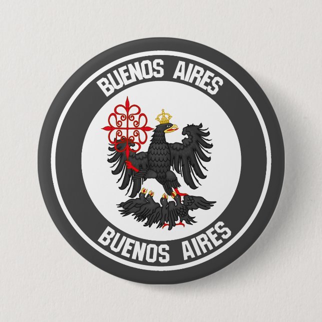 Buenos Aires RundEmblem Button (Vorderseite)