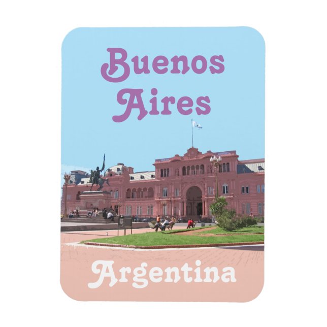 Buenos Aires Souvenir, Argentinien Magnet (Vertikal)