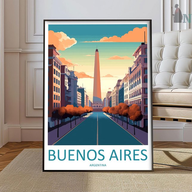 Buenos Aires Travel Print Wall Art Buenos Aires Wa Poster (Von Creator hochgeladen)