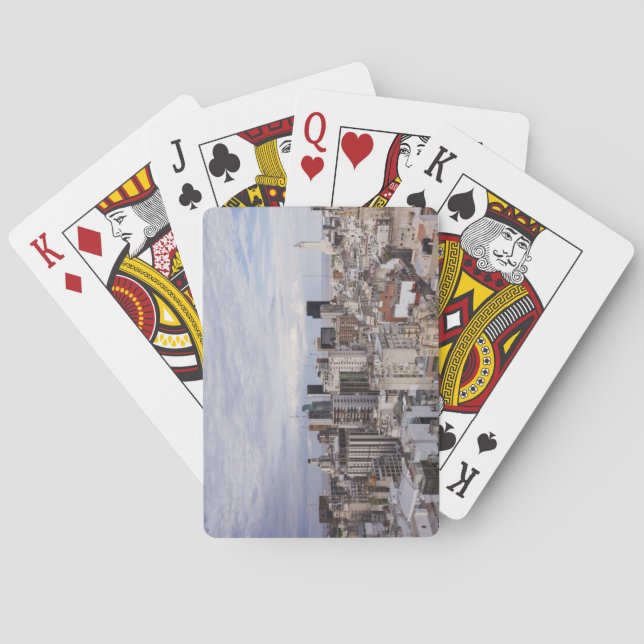 Buenos- AiresSkyline 2 Spielkarten (Rückseite)