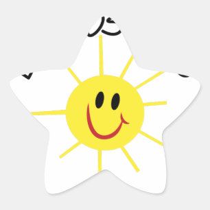 Buenos Dias Stern-Aufkleber