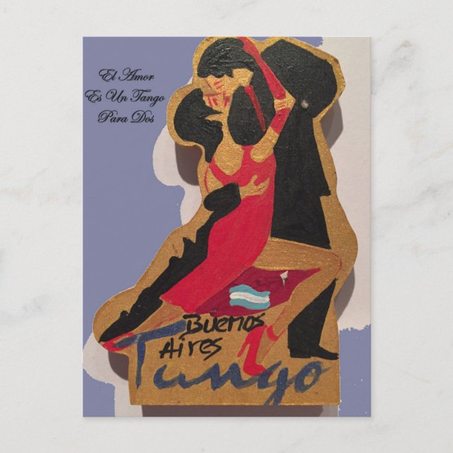 BuenosAires_Tango_Poem Postkarte (Vorderseite)