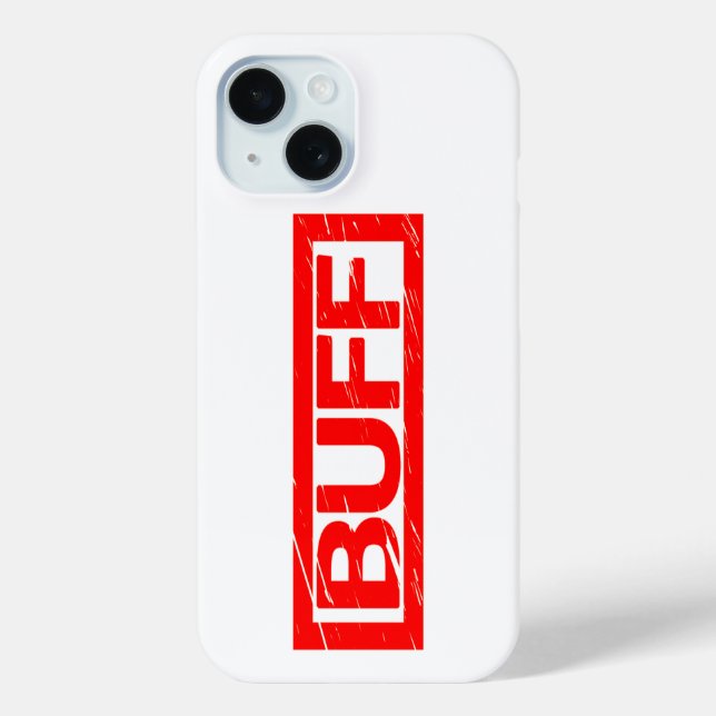 Buff-Briefmarke Case-Mate iPhone Hülle (Rückseite)