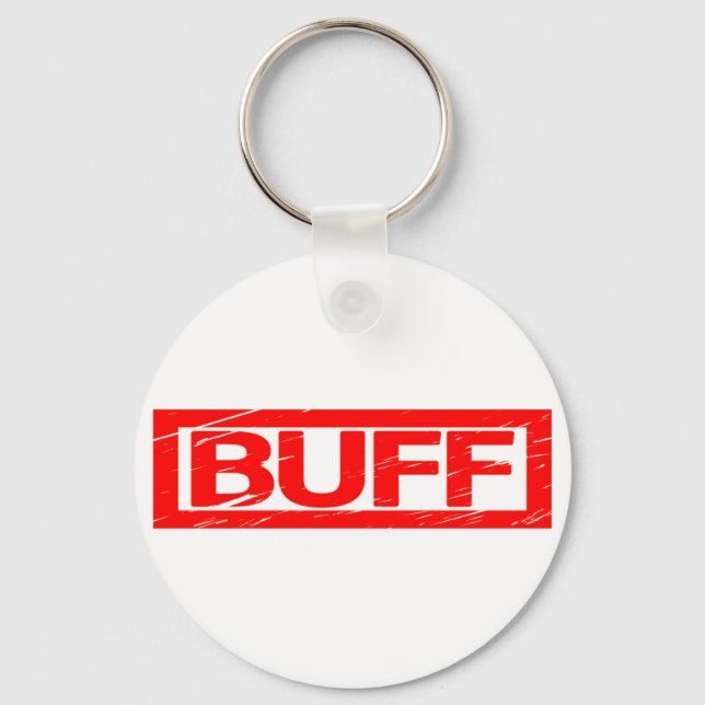 Buff-Briefmarke Schlüsselanhänger (Vorderseite)
