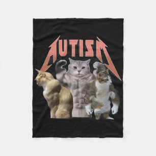 Buff Cats Autismus Meme  Fleecedecke