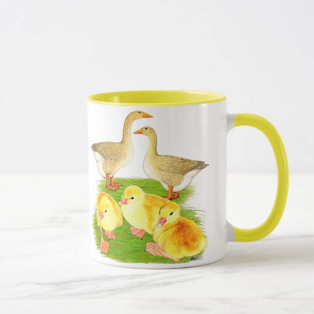Buff Goose Family Tasse (Rechts)