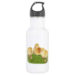 Buff Goslings Tufted Edelstahlflasche