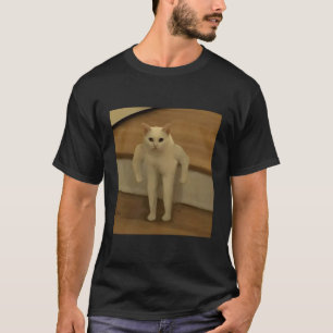 Buff Kitty Cat verflucht lange Memen Kitty Intern T-Shirt