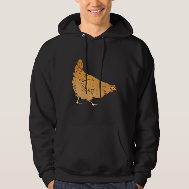 Buff Orpington Chicken Hoodie (Vorderseite)