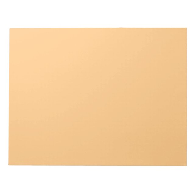 Buff (Vollfarbe) Notizblock (Vorderseite)
