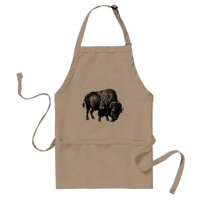 Buffalo American Bison Schürze (Vorne)