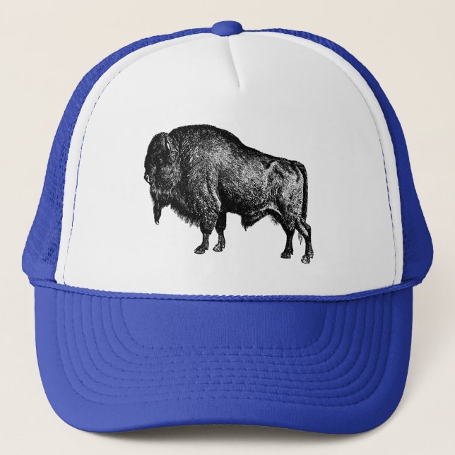 Buffalo American Bison Truckerkappe (Vorderseite)