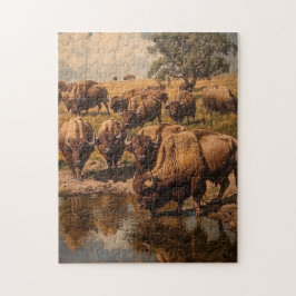 Buffalo Ansammlung: Ein ruhiges Puzzle