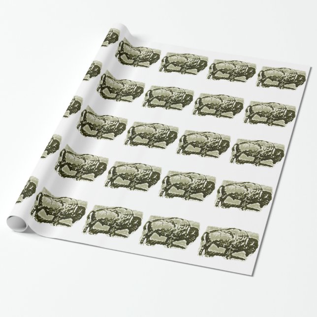 Buffalo Art Geschenkpapier (Ungerollt)