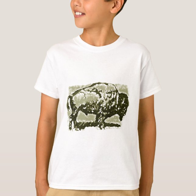 Buffalo Art T-Shirt (Vorderseite)