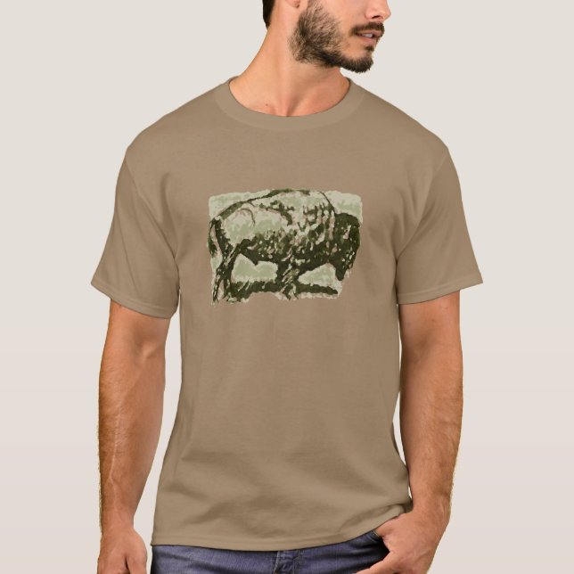 Buffalo Art T-Shirt (Vorderseite)