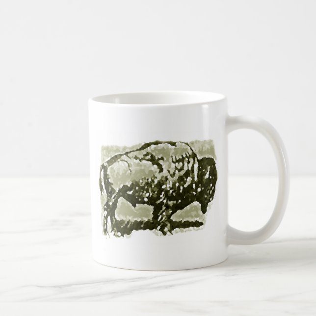 Buffalo Art Tasse (Rechts)