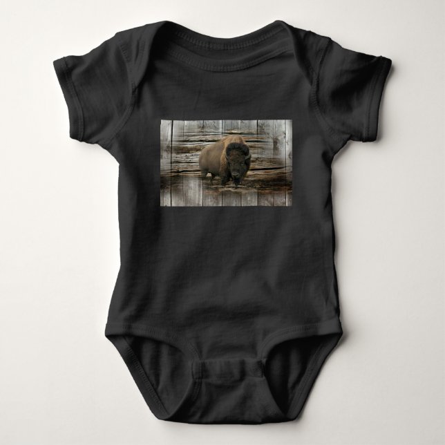 Buffalo Baby Strampler (Vorderseite)