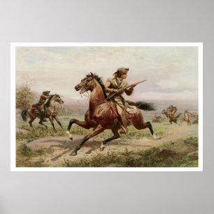 Buffalo Bill 1885 Vintag Art Print Poster