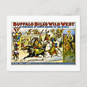 Buffalo Bill 1899 - Arabische Reiter Postkarte