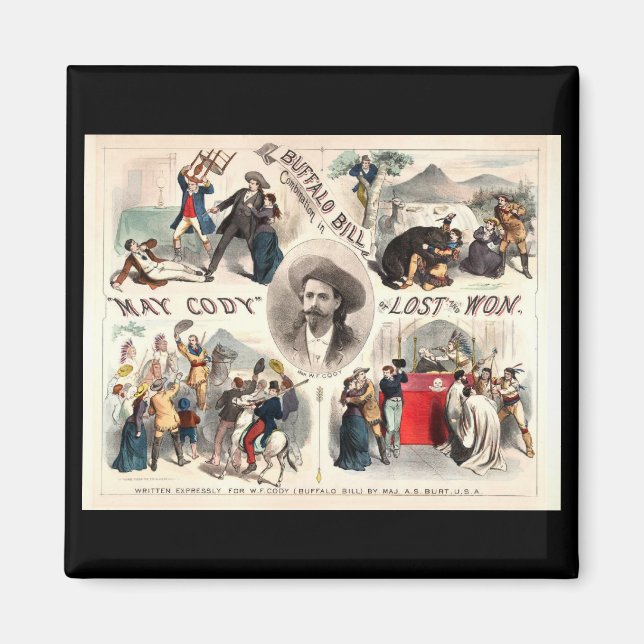 Buffalo Bill Abenteuer Magnet (Vorne)