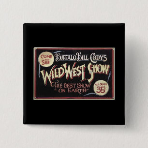 Buffalo Bill-Anzeige Button