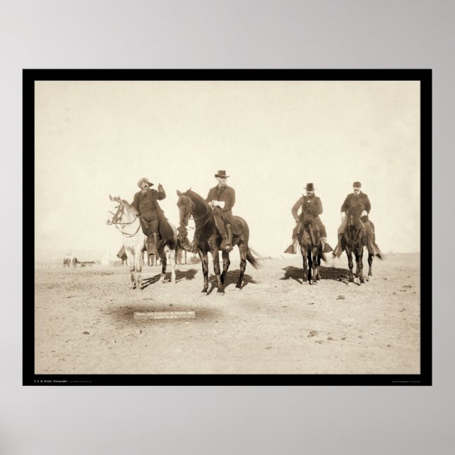 Büffalo Bill & Army Officers SD 1891 Poster (Vorne)