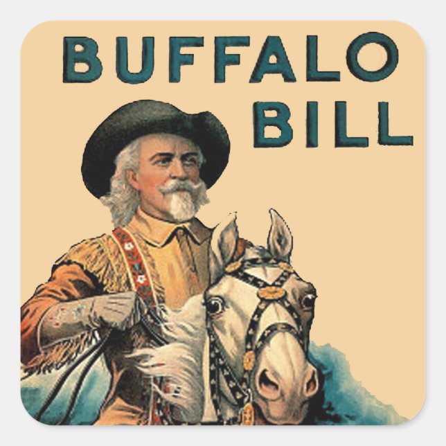 Buffalo Bill Aufkleber (Vorderseite)
