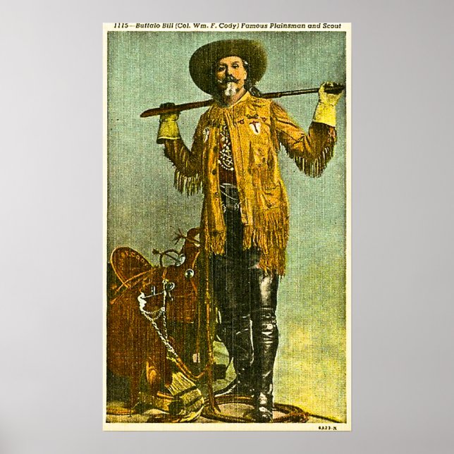 Buffalo Bill Cody - Der berühmte Plainsman und Sco Poster (Vorne)