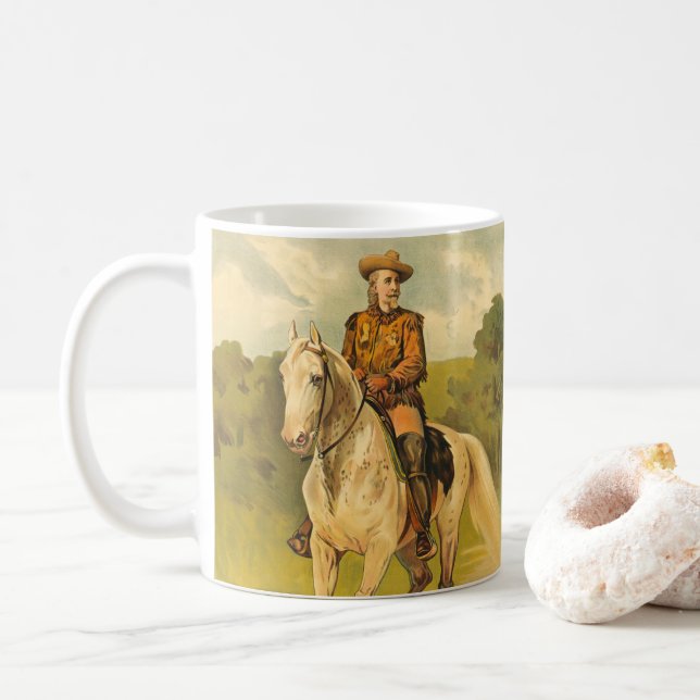 Buffalo Bill Cody on Horse Kaffeetasse (Mit Donut)