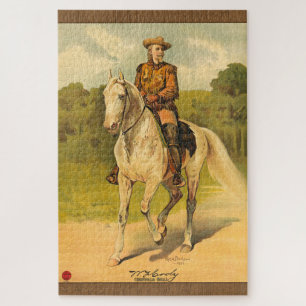 Buffalo Bill Cody on Horse Puzzle