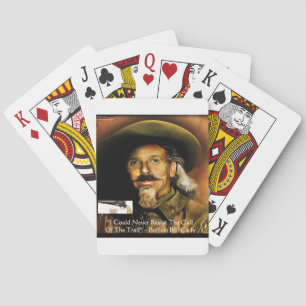 Buffalo Bill Cody sein Gun & Quote Geschenke & Kar Spielkarten
