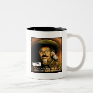 Buffalo Bill Cody Seine Waffe & Zitat Geschenke & Zweifarbige Tasse