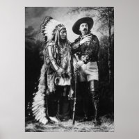 Buffalo Bill Cody & Sitting Bull - Circa 1885