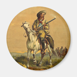 Buffalo Bill "Der Scout" Vintage-Werbung Magnet