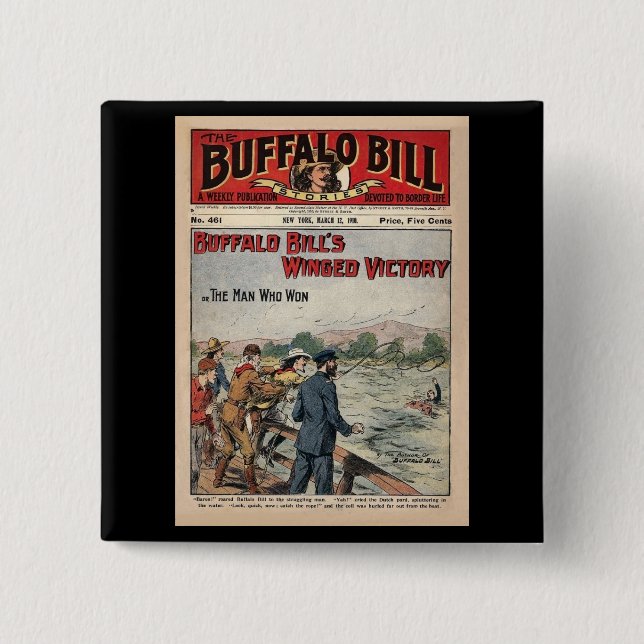 Buffalo Bill Geschichten - 1910 - Winged Victory Button (Vorderseite)