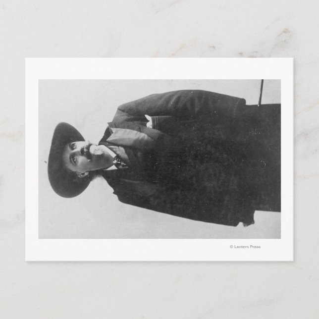 Buffalo Bill Portrait Postkarte (Vorderseite)