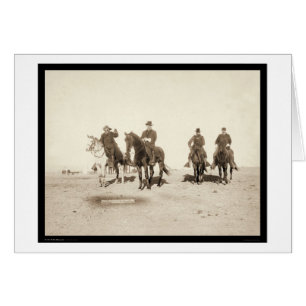 Buffalo Bill u. Offiziere in der Armee Sd 1891