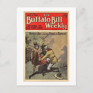 Buffalo Bill Weekly 12 - Vintag Postkarte