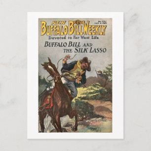 Buffalo Bill Weekly 7 - Vintag Postkarte