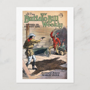 Buffalo Bill Weekly 8 - antiquarisch Postkarte