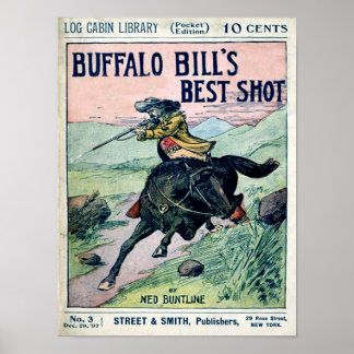Buffalo Bill Wild West Print Poster