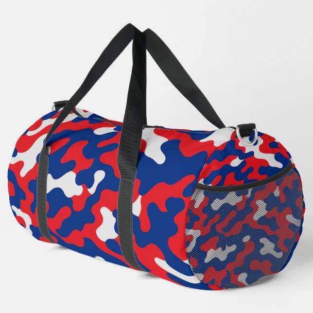 Buffalo Bills Color Camouflage Football Fan Duffle Bag (Rechte Ecke)