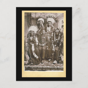 Buffalo Bills Indianer 1890 Postkarte