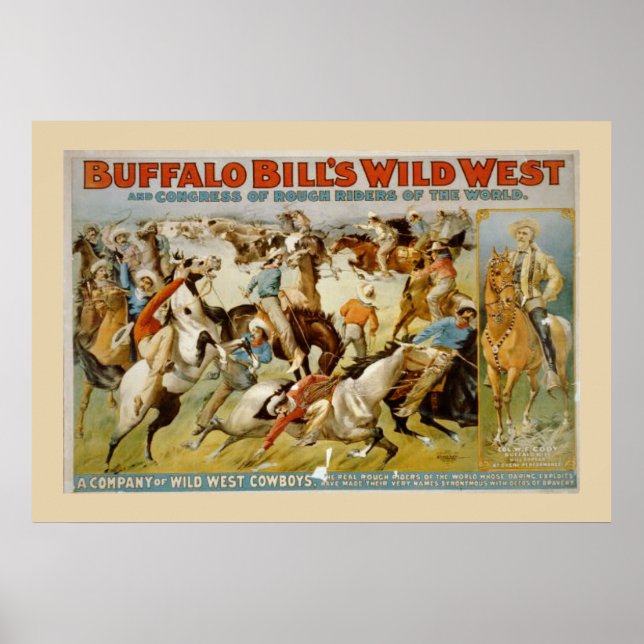 Buffalo Bill's Rough Riders Poster (Vorne)