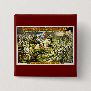 Buffalo Bill's Wild West 1898 Button