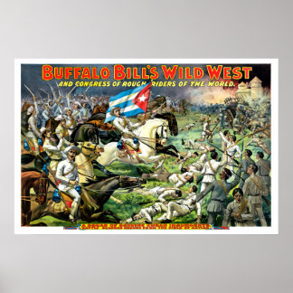 Buffalo Bill's Wild West/Kongress der Rough Riders Poster