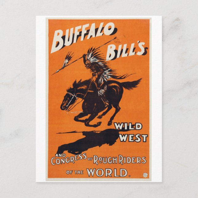 Buffalo Bill's Wild West Postkarte (Vorderseite)