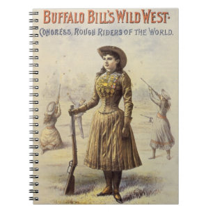 Buffalo Bill's Wild West Show mit Annie Oakley Notizblock