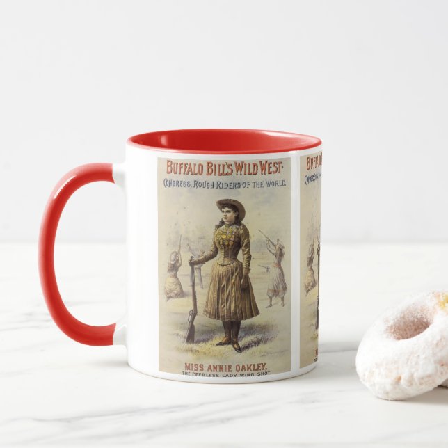 Buffalo Bill's Wild West Show mit Annie Oakley Tasse (Mit Donut)